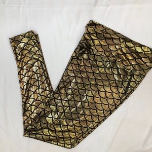 Gold Mermaid Leggings